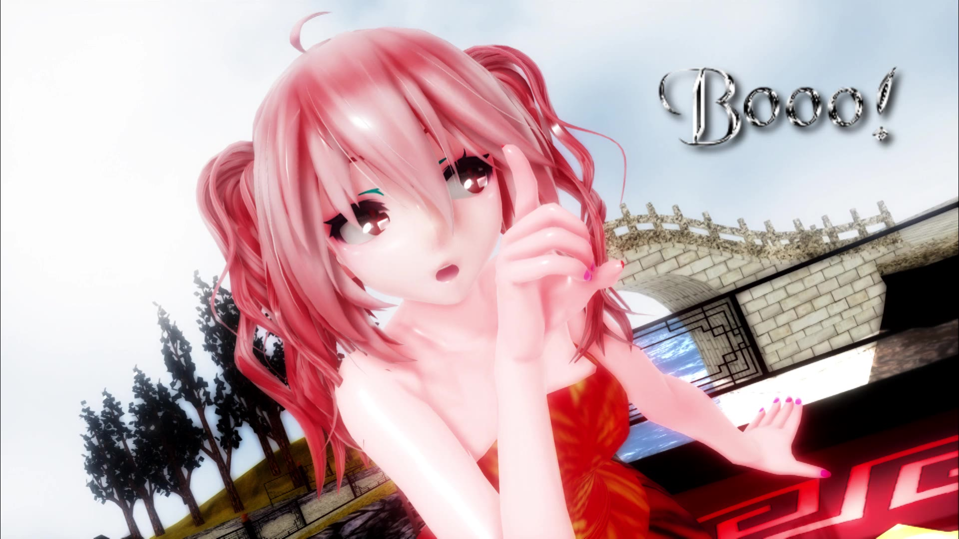 【MMD】Tda式改変 重音テト Dress【Booo!】